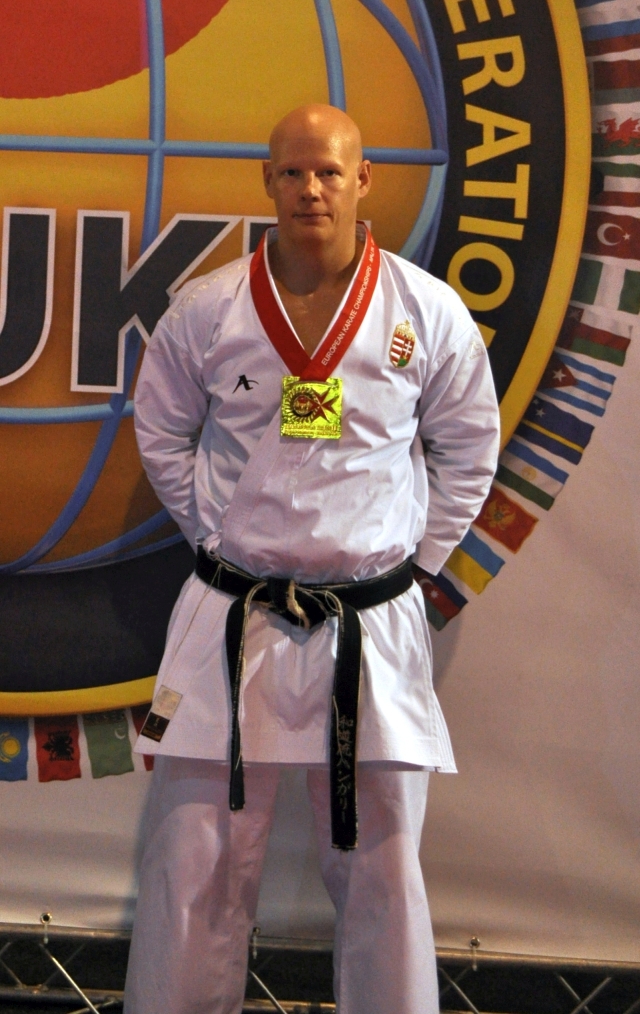 Pénzes Tamás - Wado-ryu Kata Európa-bajnok és Kumite +85 kg Európa-bajnoki ezüstérmes