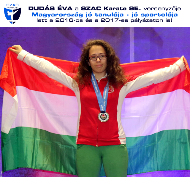 Dudás Éva Magyarország jó tanulója - jó sportolója